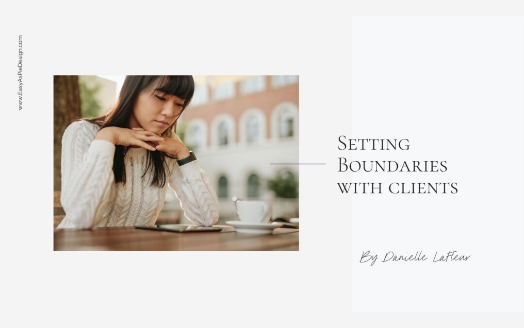 Setting Boundaries with clients